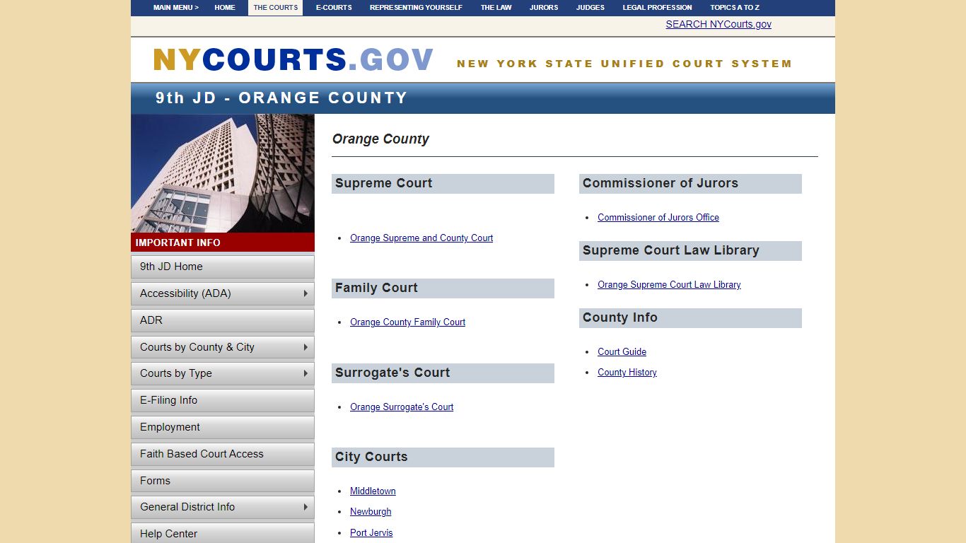 Home - Orange County | NYCOURTS.GOV - Judiciary of New York